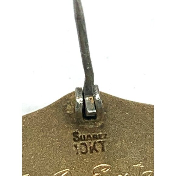 University of Nueva Caceres BSN 1948 Vintage Nursing 10k Yellow Gold Pin… - Picture 6 of 9